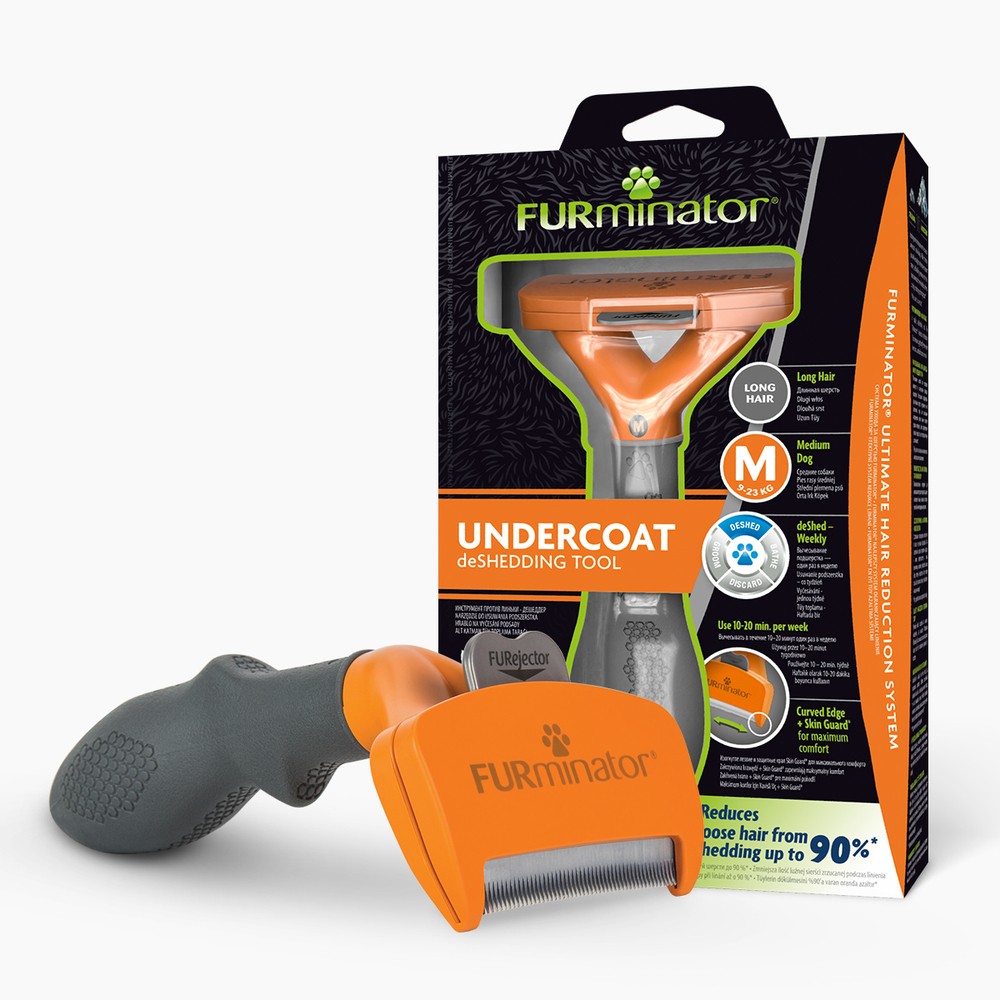 Фурминатор FURminator M для средних собак с длинной шерстью 2988₽