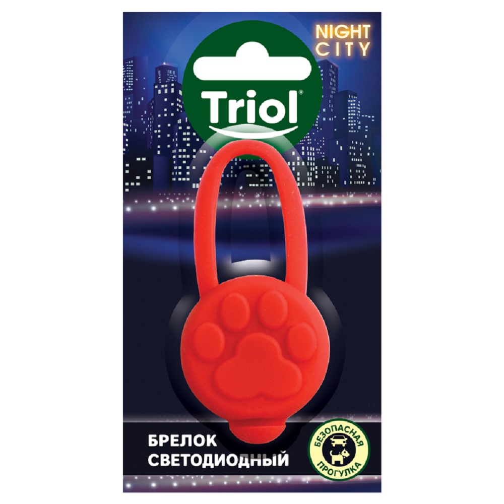 Брелок TRIOL Night City Лапка светодиодный 66х32мм 367₽