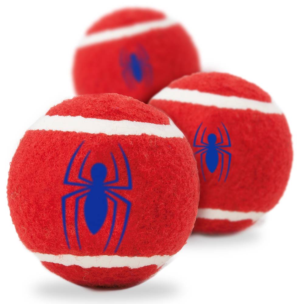 Игрушка для собак Buckle-Down Человек-паук Теннисные мячики красный nobby игрушка для собак мячики мордашки