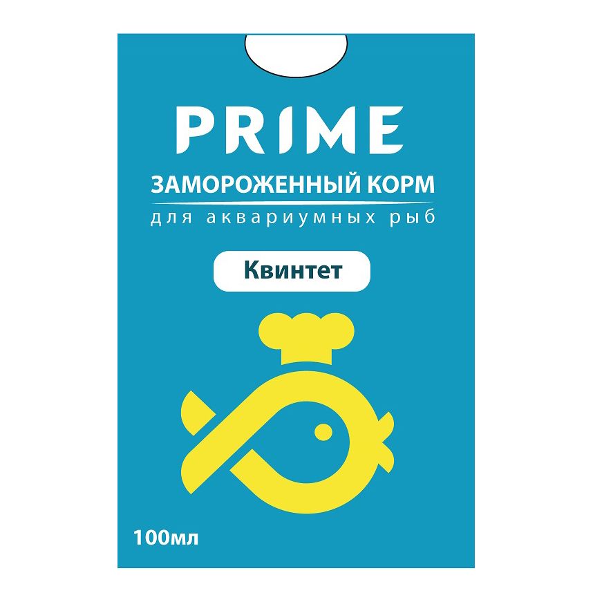 цена Корм для рыб PRIME Квинтет в блистере 100мл