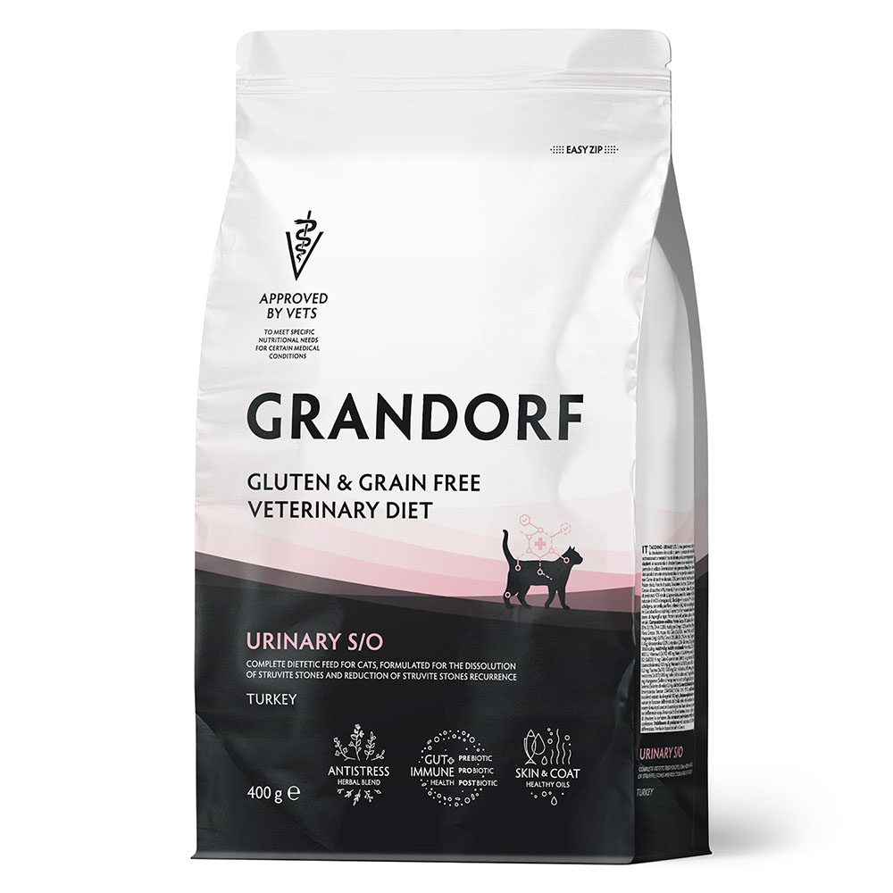 Корм для кошек GRANDORF VET ERINARY DIET Cat Urinary SO сух 400г 1121₽
