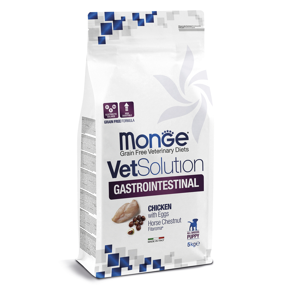 Корм для щенков Monge VetSolution Gastrointestinal при заболеваниях ЖКТ сух. 5кг