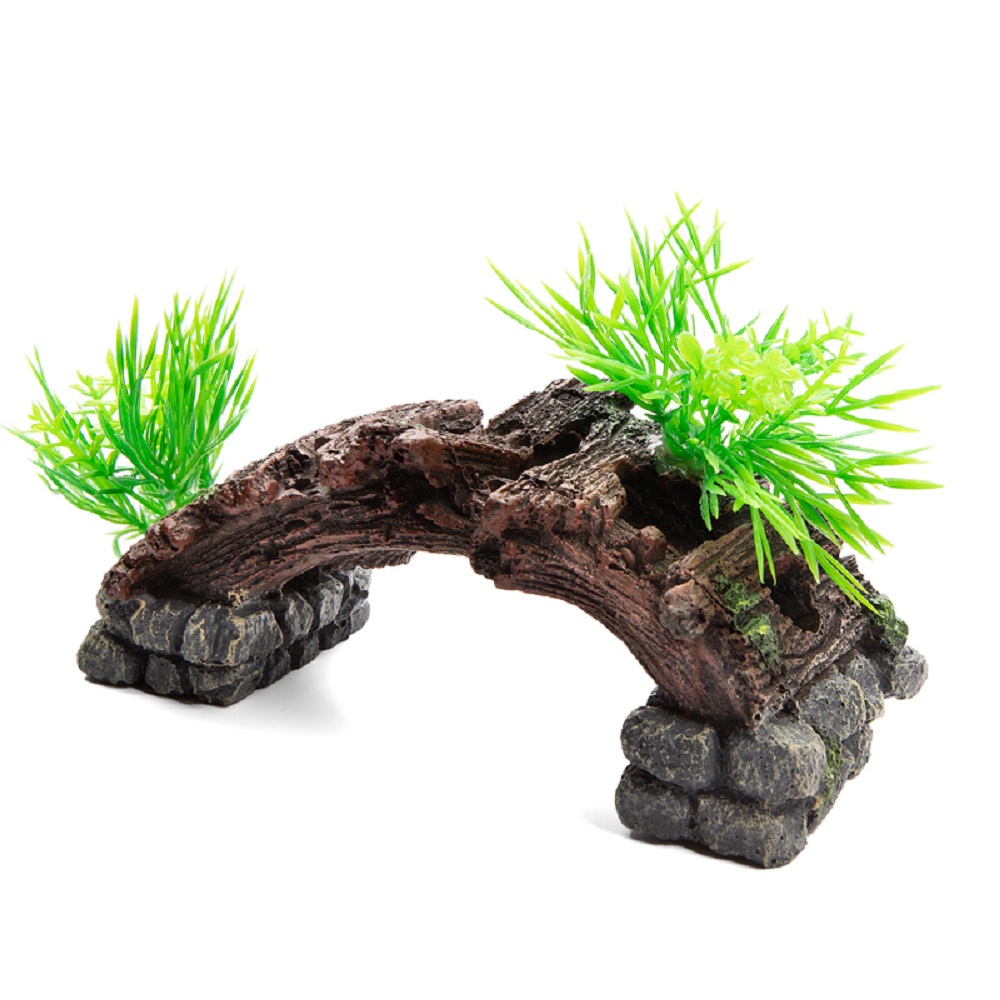Декор для аквариумов Laguna Грот Заброшенный мост 160х67х65мм 920₽