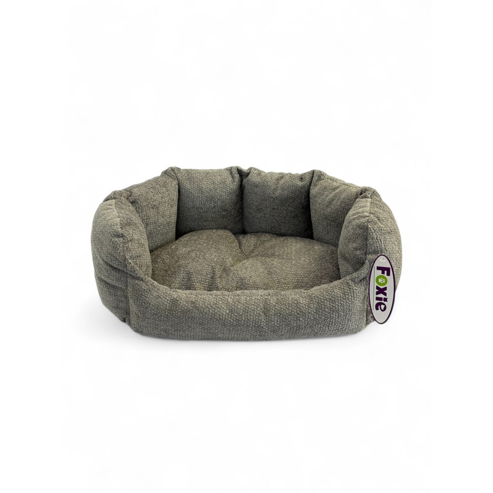 Лежак для животных Foxie Prime lounge 43х36см овальный пыльно-серый