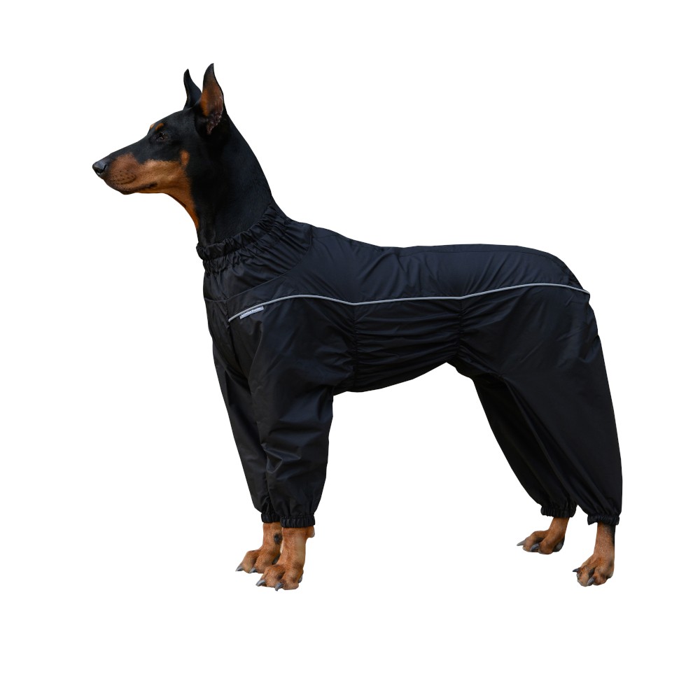 Комбинезон для собак OSSO-Fashion , (кобель) черный р.55-1 [90456] комбинезон для собак снежинка osso fashion р 25 кобель 90456