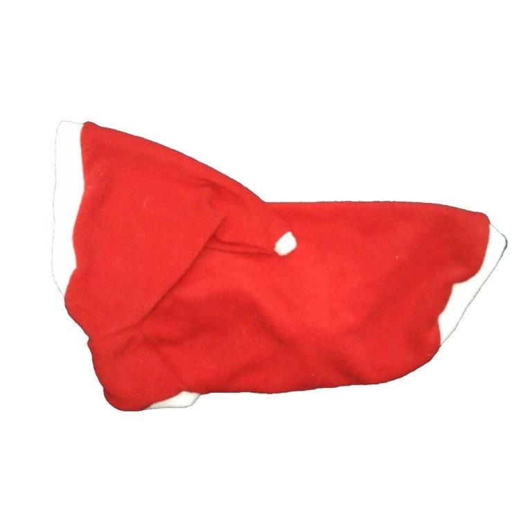 Костюм для собак МОХНАТЫЕ УШКИ Санта новогодний S