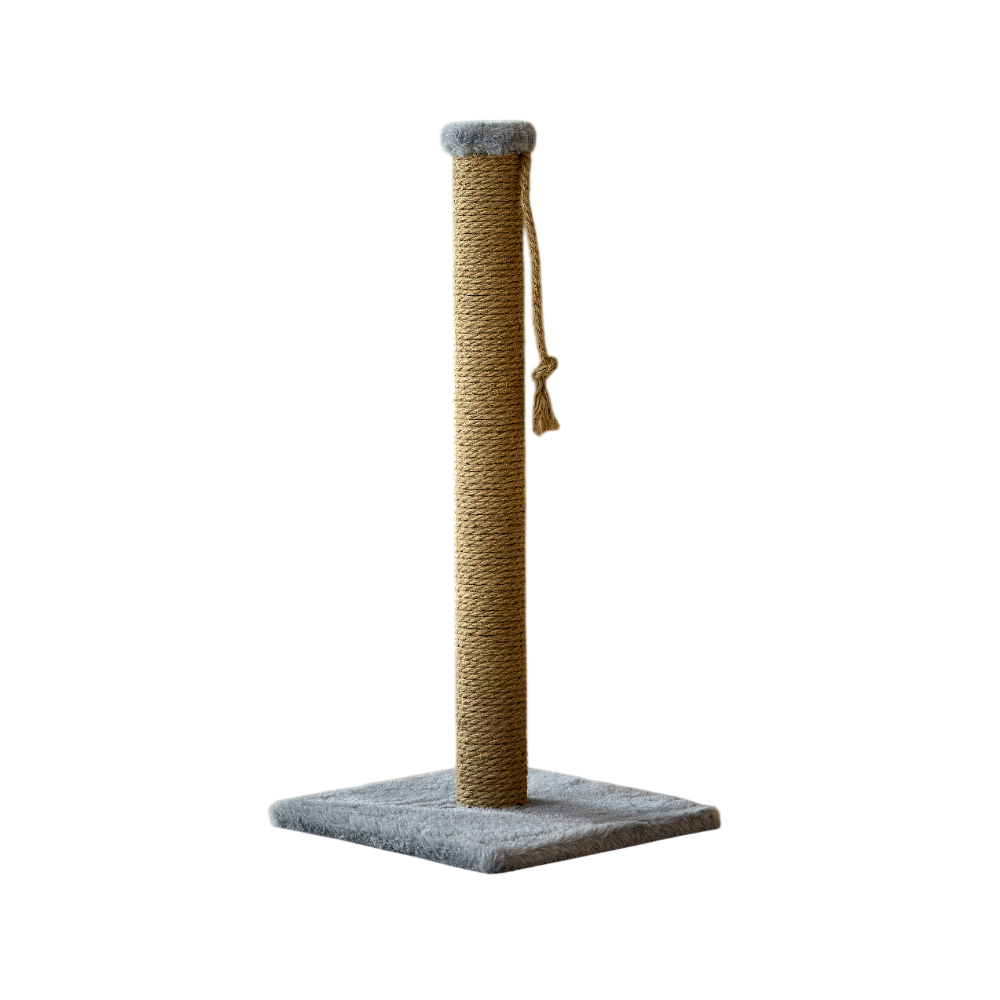 Когтеточка для кошек ПУШОК Столбик 65см серый 951₽