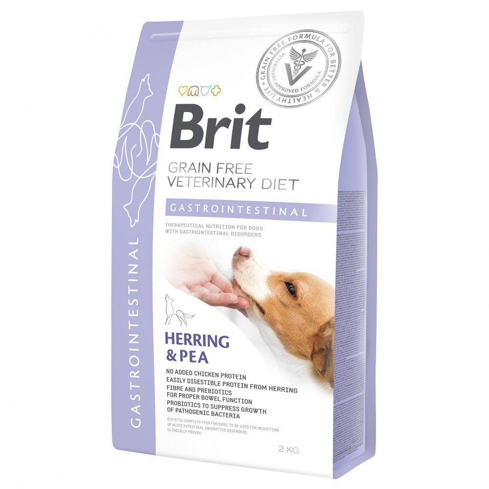 Корм для собак Brit VDD Gastrointestinal беззерновая диета при остр. и хрон. гастроэнтеритах сух. 2к
