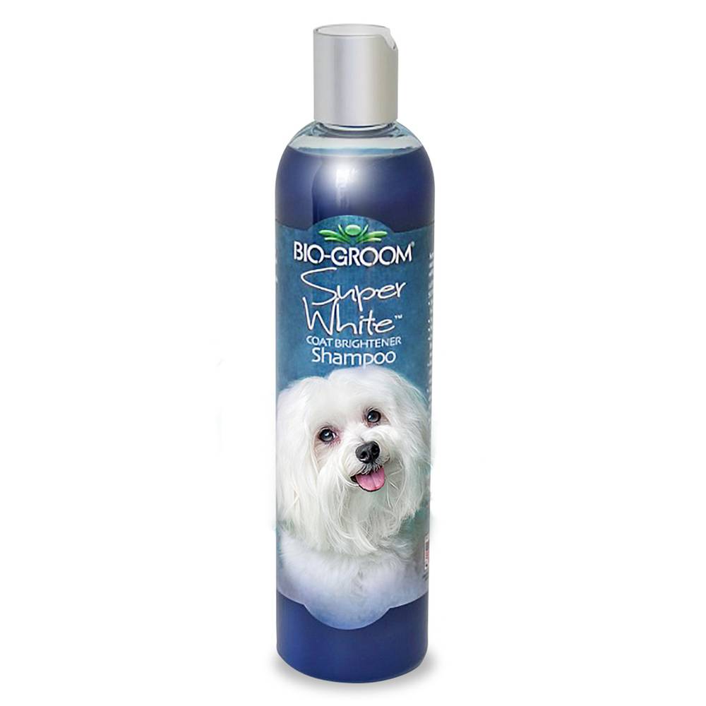 Шампунь BIO-GROOM Super white супер белый 355мл шампунь спрей bio groom waterless bath без смывания 236 мл