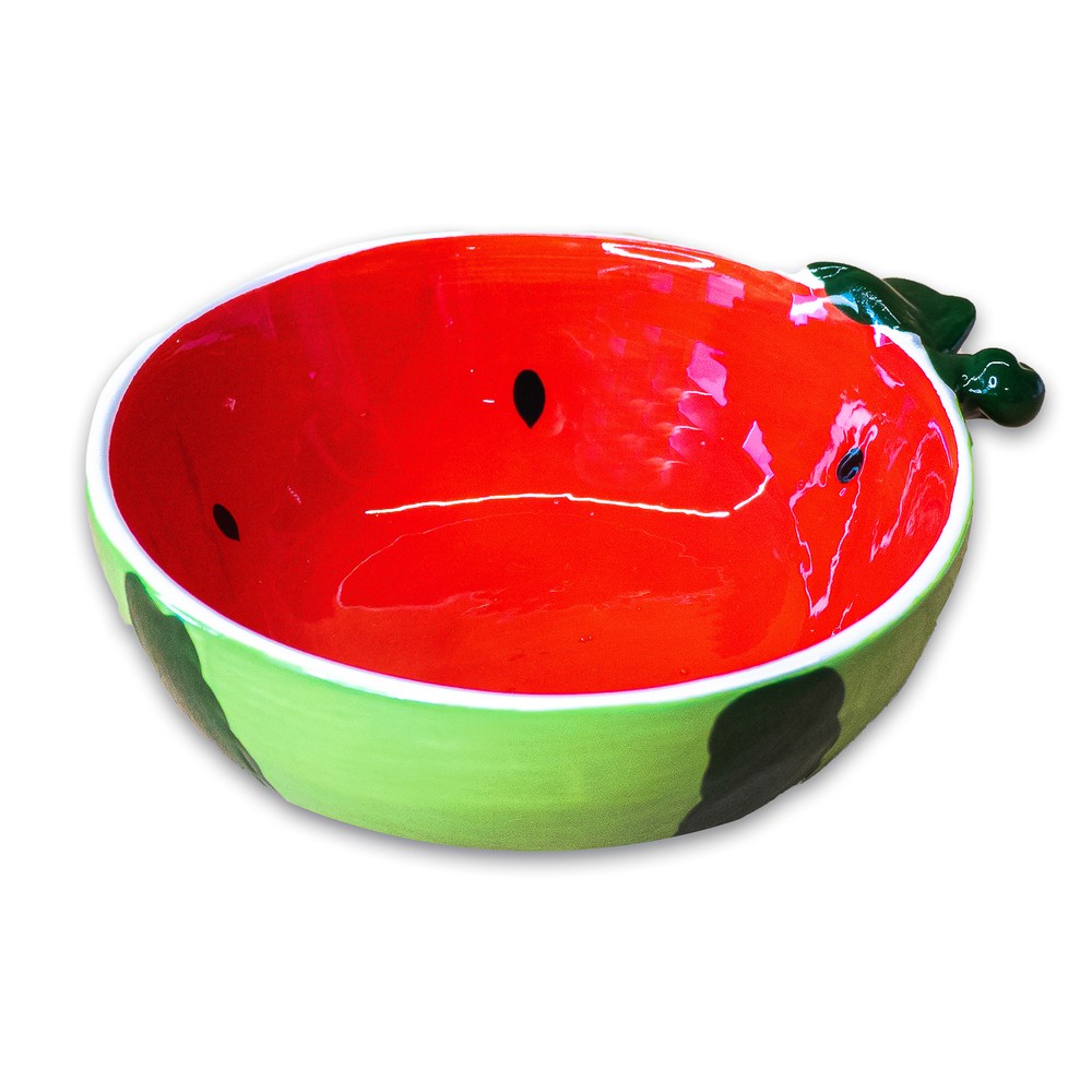 Миска для животных MrKranch Арбузик керамическая 230мл 471₽