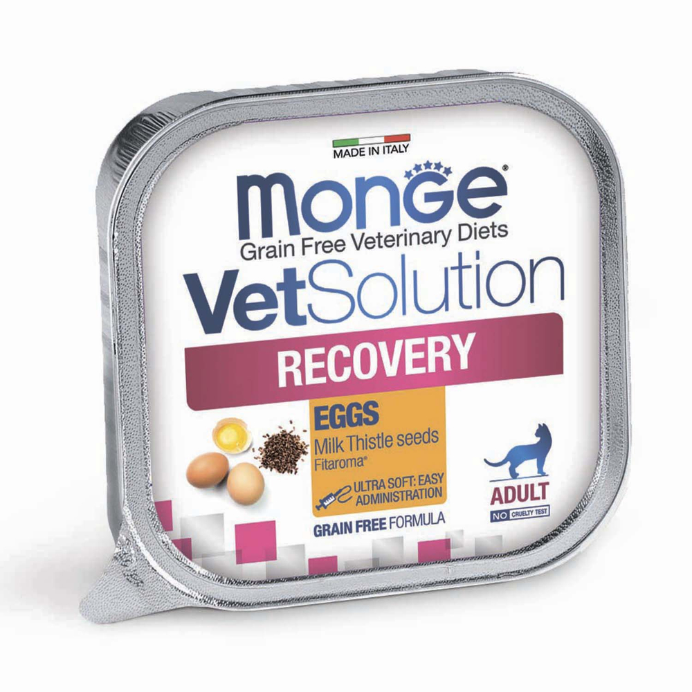 Корм для кошек Monge VetSolution Recovery в период выздоровления ламист 100г 163₽