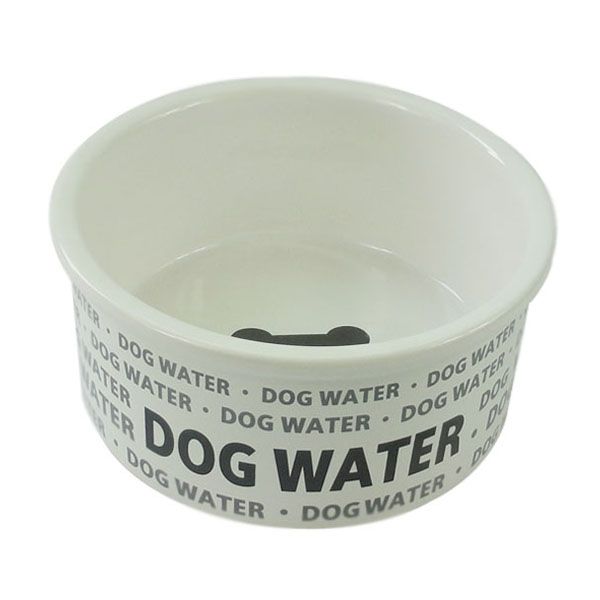 цена Миска для животных Foxie Dog water белая керамическая 14,5х5,7 см 650мл