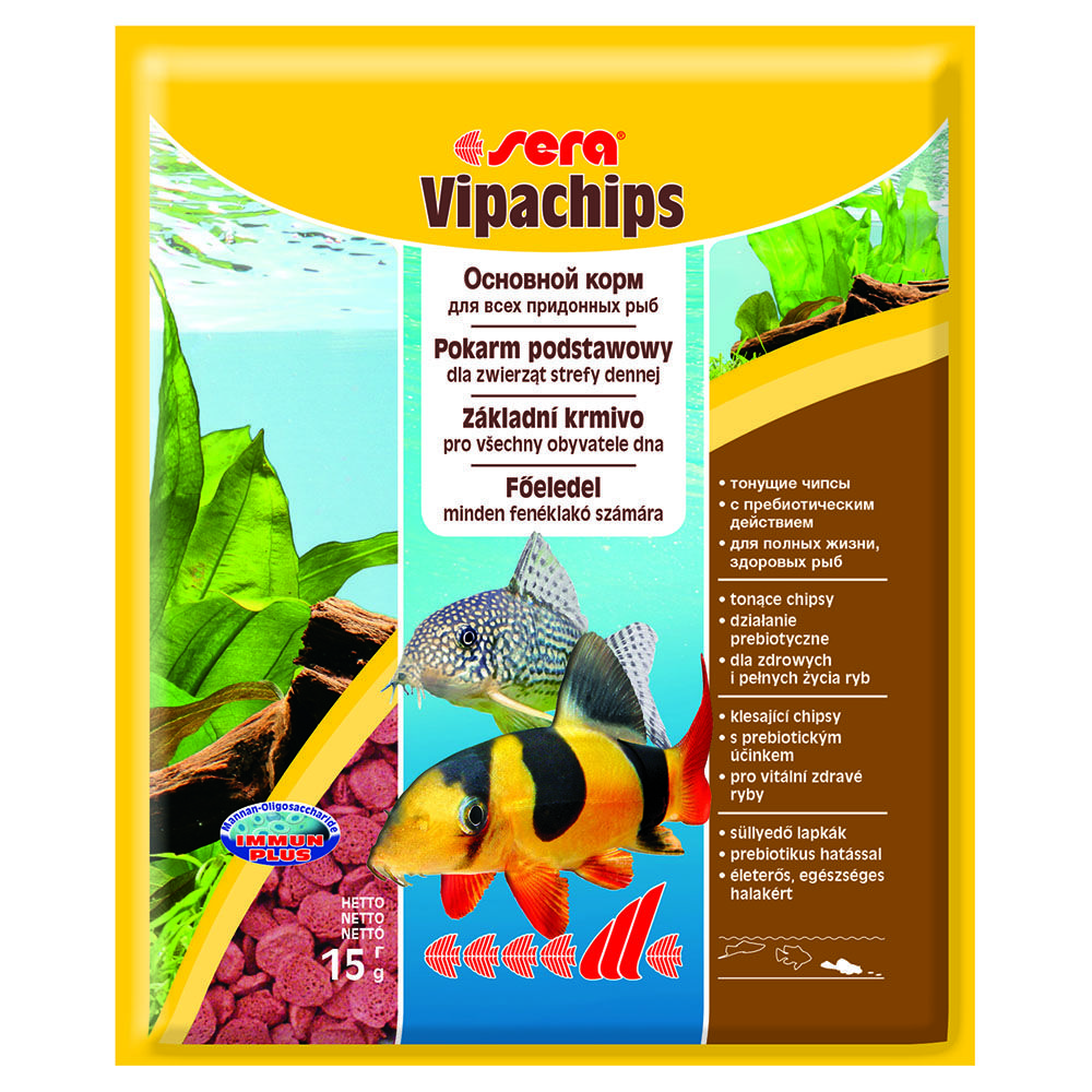 Корм для рыб SERA Vipachips 15г корм для рыб sera гуппи гран 250мл