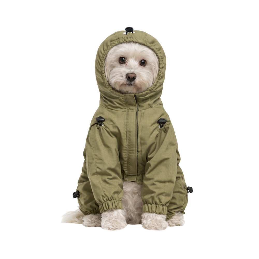 Комбинезон для собак Foxie Nature Explorer XS (длина спины 25см) зеленый