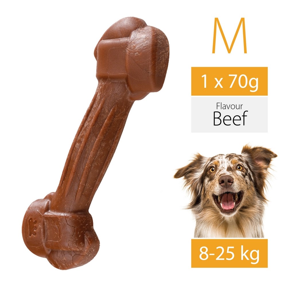 Игрушка для собак FERPLAST GoodBite M Bag кость вкус говядины 70г 442₽