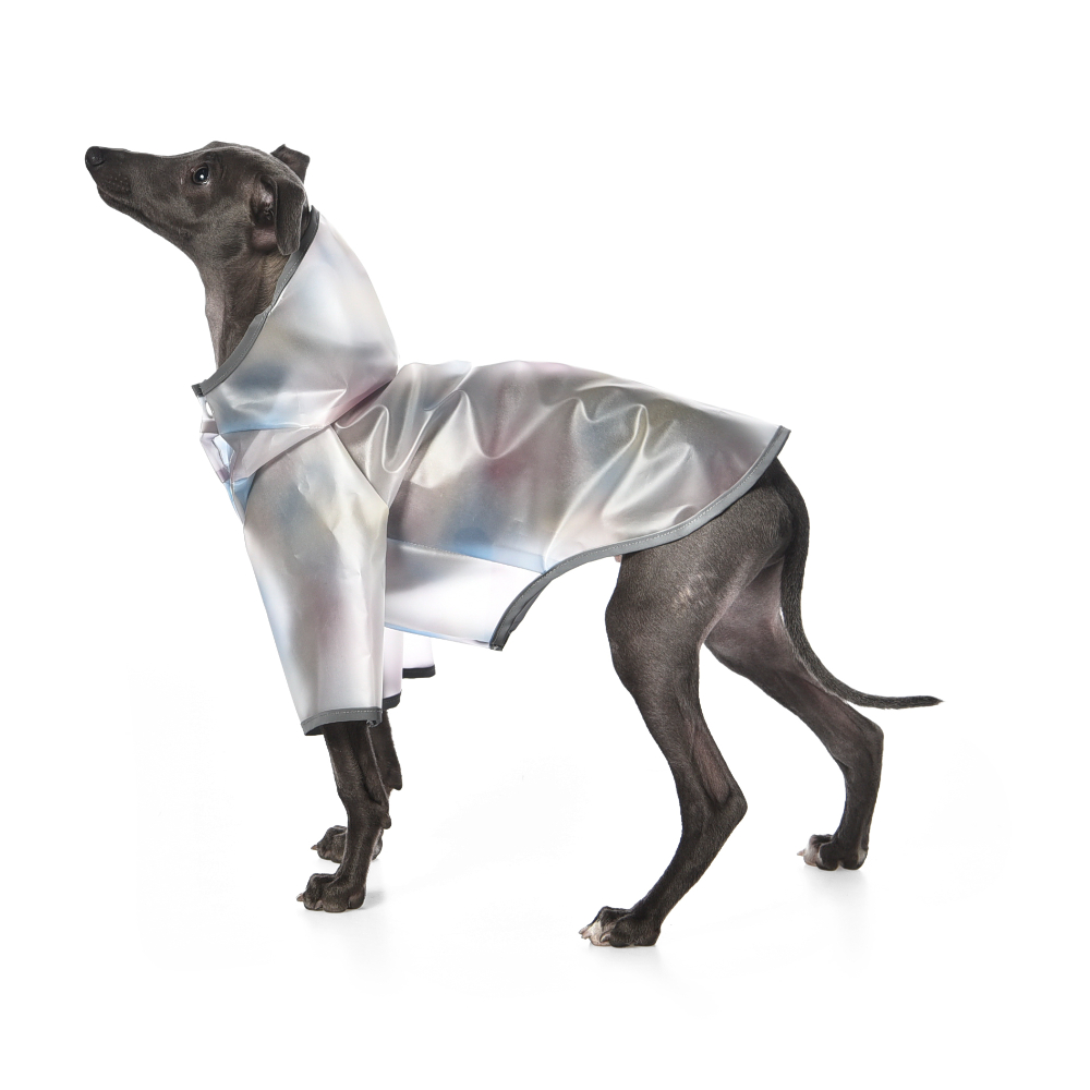 Дождевик для собак Foxie Invisibility Cloak складной XS (длина спины 25см) прозрачный