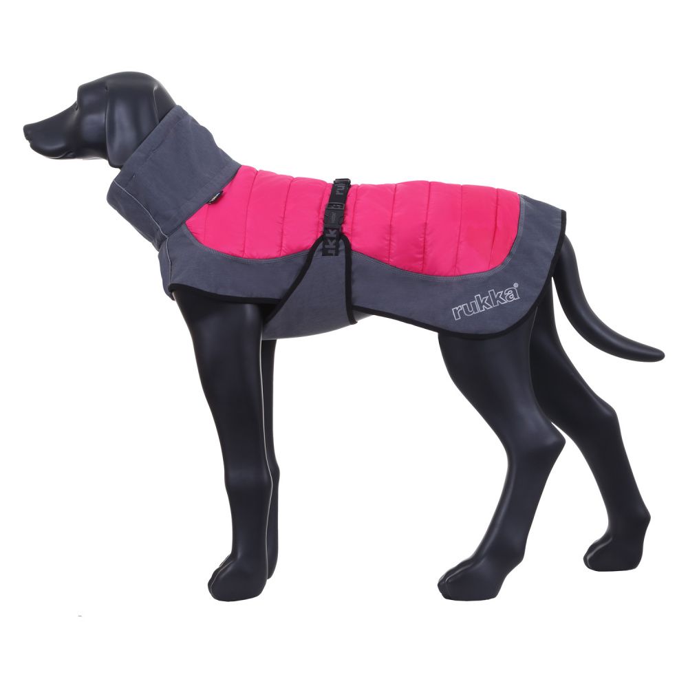 куртка для собак rukka airborn hybrid зимняя размер 65см xxxl розовая Попона для собак RUKKA Pets Airborn Розовая р-р 65 XXXL