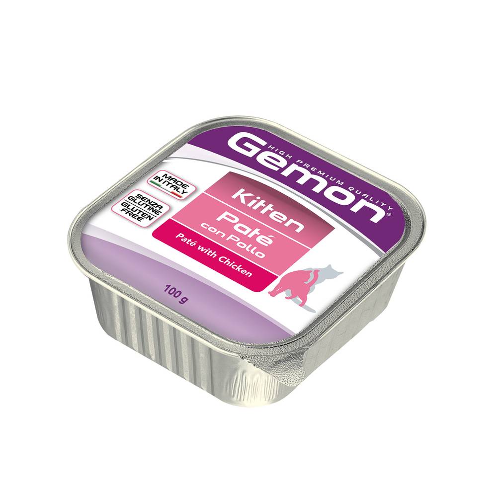Корм для котят Gemon паштет курица ламистер 100г