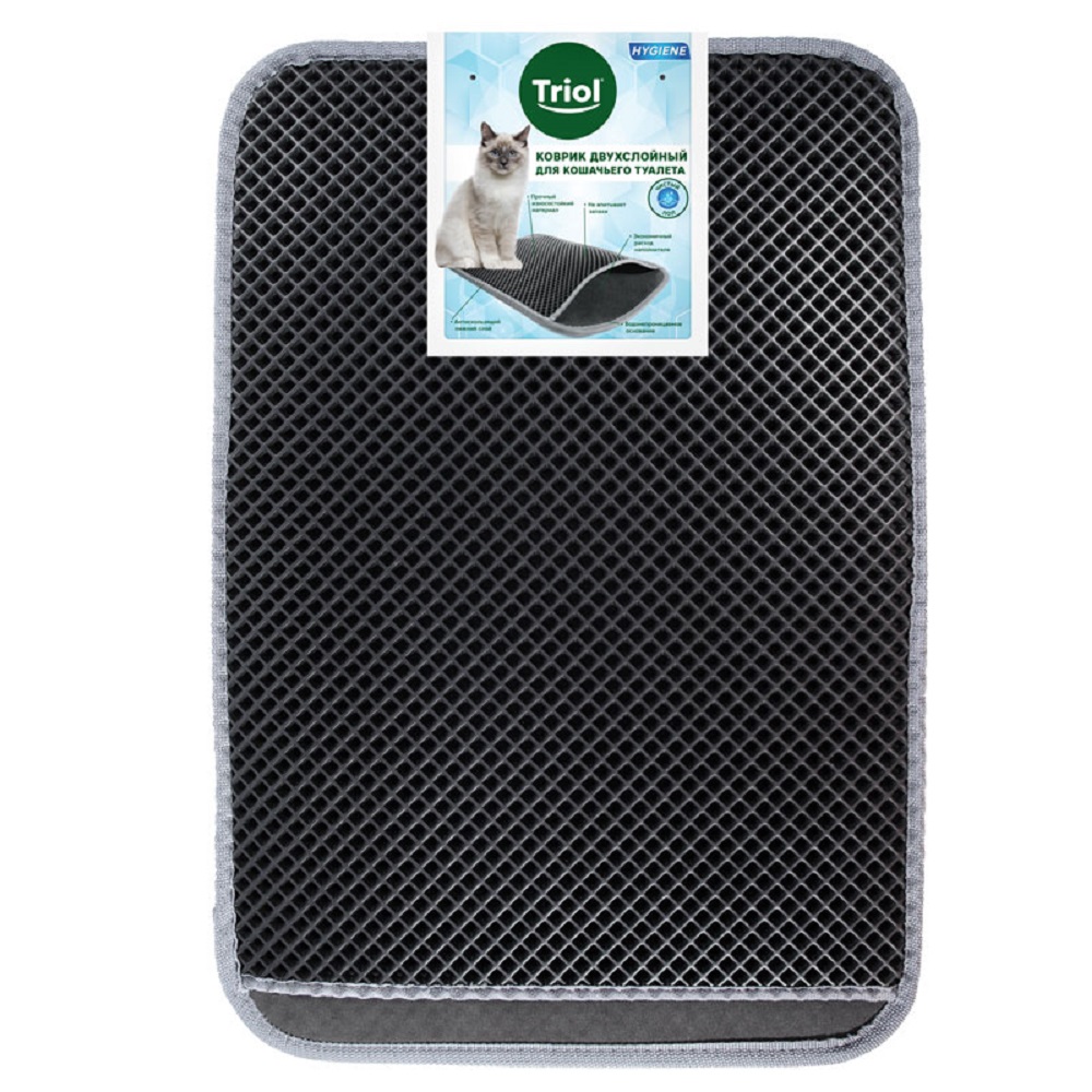 Коврик для кошачьего туалета TRIOL Hygiene Сито двухслойный 58,5х41см