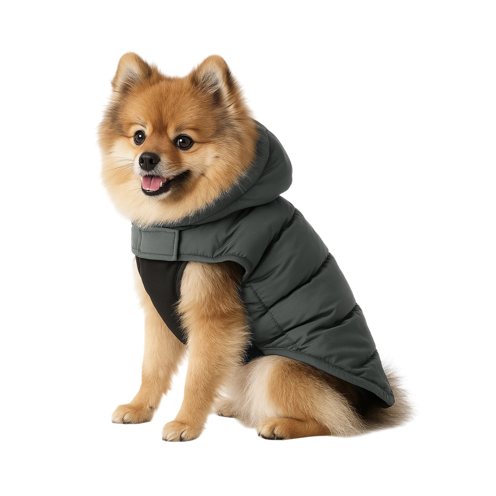 Попона для собак с козырьком Foxie Frost and sun зеленая р S длина спины 30см обхват груди 47-53см 749₽