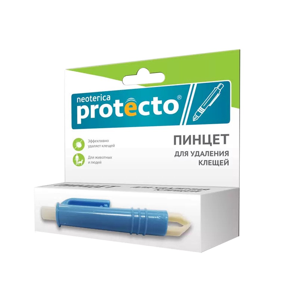 Пинцет Protecto для удаления клещей trixie пинцет для удаления клещей пластик 9 см