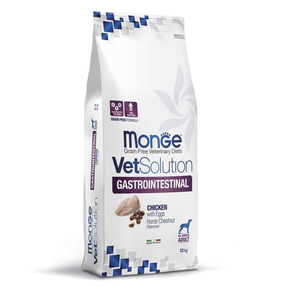 Корм для собак Monge VetSolution Gastrointestinal при заболеваниях ЖКТ сух. 12кг