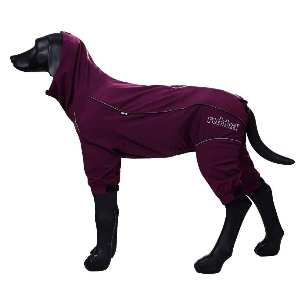 Комбинезон для собак RUKKA Pets Protect фиолетовый р-р 45 XL комбинезон для собак rukka pets protect черный р р 35 m