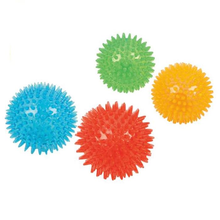 Игрушка для собак MAJOR Мяч игольчатый в ассортименте с пищалкой 6,5см TPR мяч trixie для собак игольчатый с пищалкой ф6 5 см виниловый