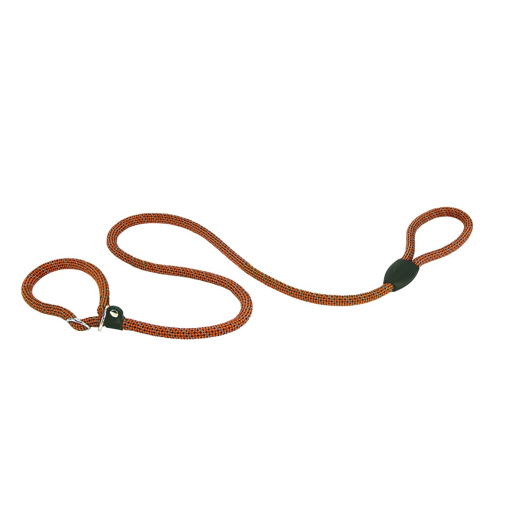 Поводок с удавкой для собак FERPLAST Sport Reflex GC13170 светоотрдля дресс оранжс чёрн170см 2120₽