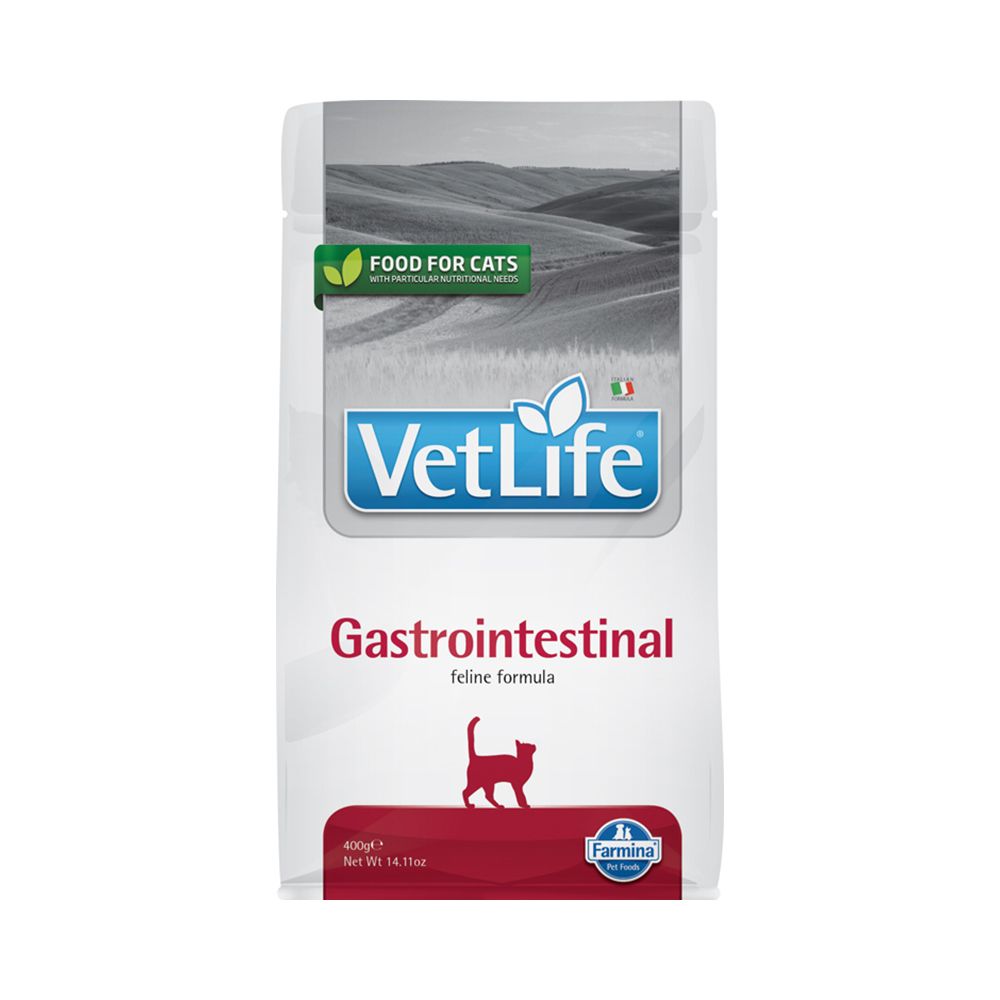 цена Корм для кошек Farmina Vet Life Natural Diet при проблемах с ЖКТ сух. 400г