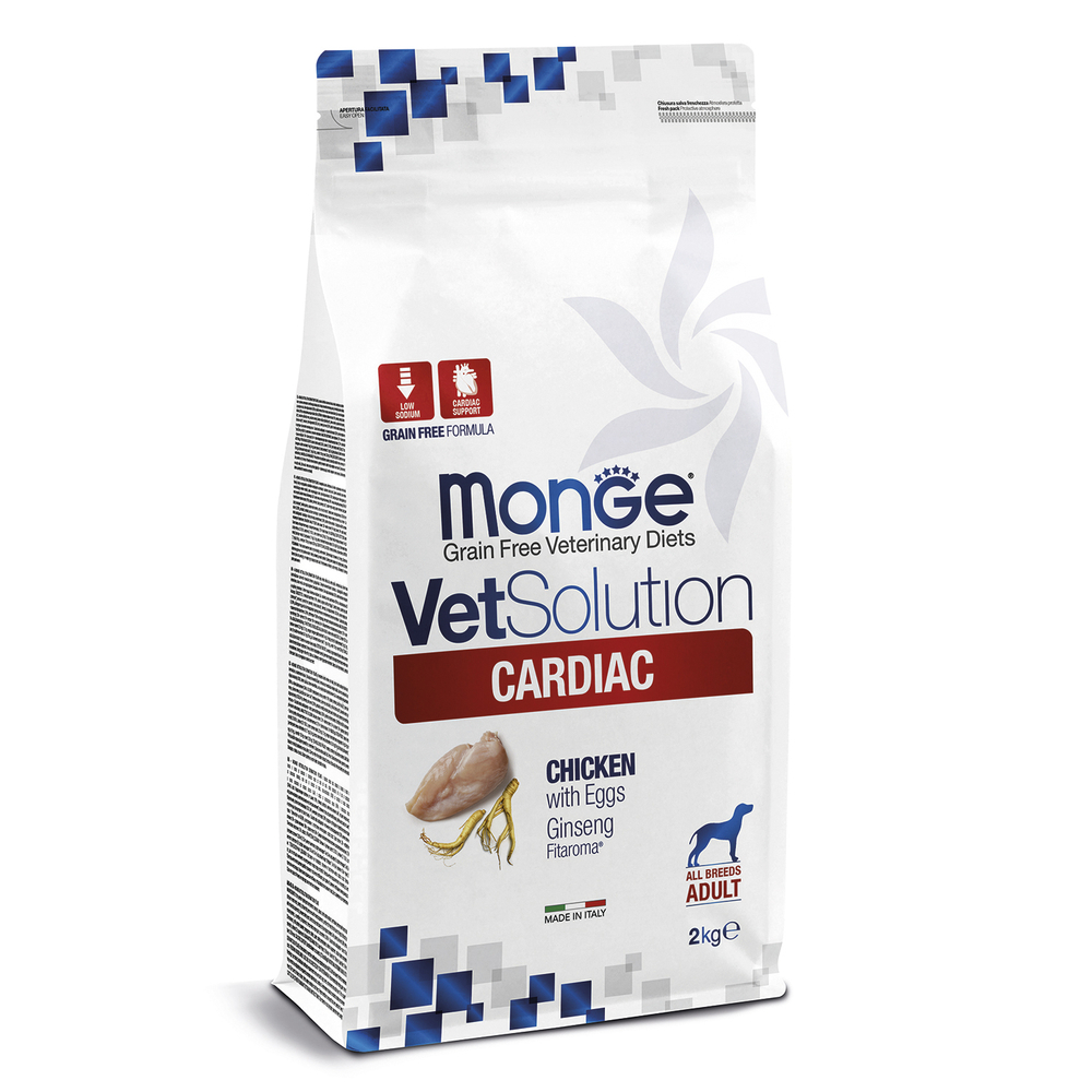 Корм для собак Monge VetSolution Cardiac при заболеваниях сердца сух. 2кг