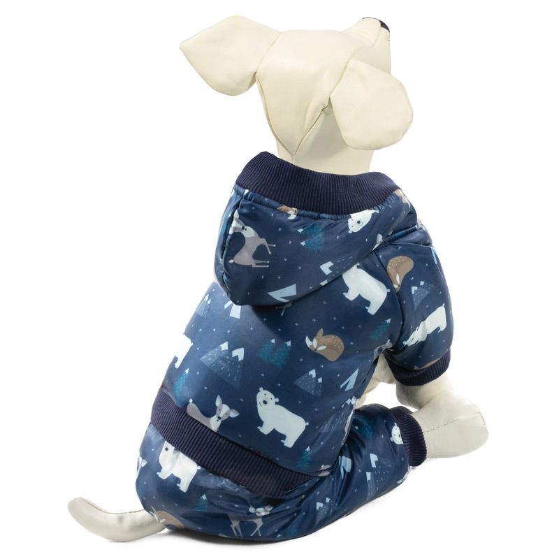 свитер для собак triol цветочки xxl бордовый размер 45см Комбинезон для собак TRIOL Арктика зимний XXL, размер 45см
