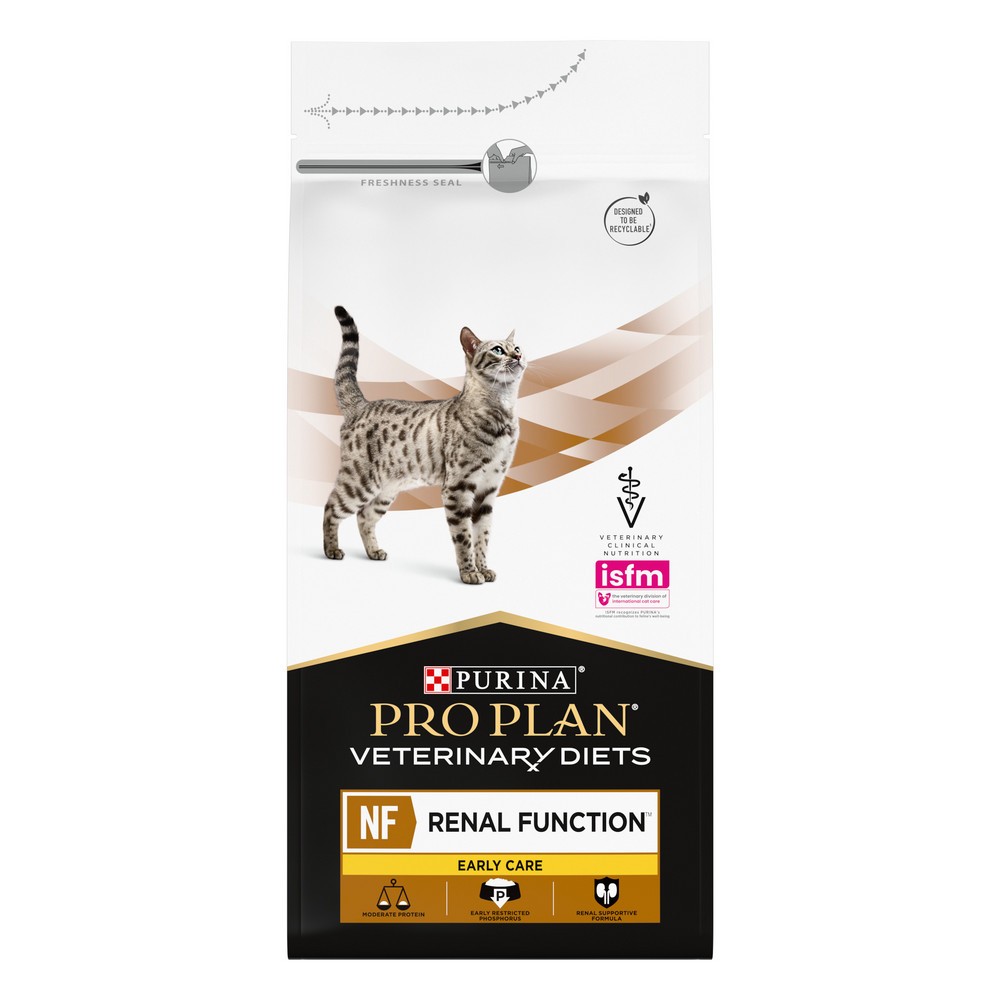 Корм для кошек Pro Plan Veterinary Diets NF при хронической болезни почек early care сух. 1,5кг