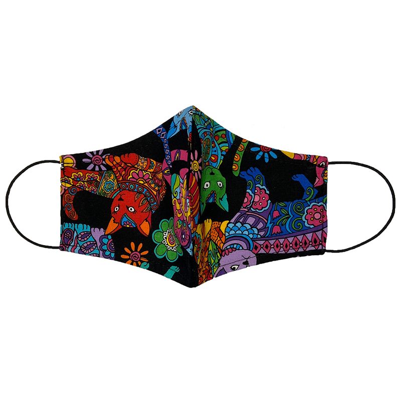 Маска Pride защитная (для людей) многоразовая двухслойная Мисс кити, размер L,XL