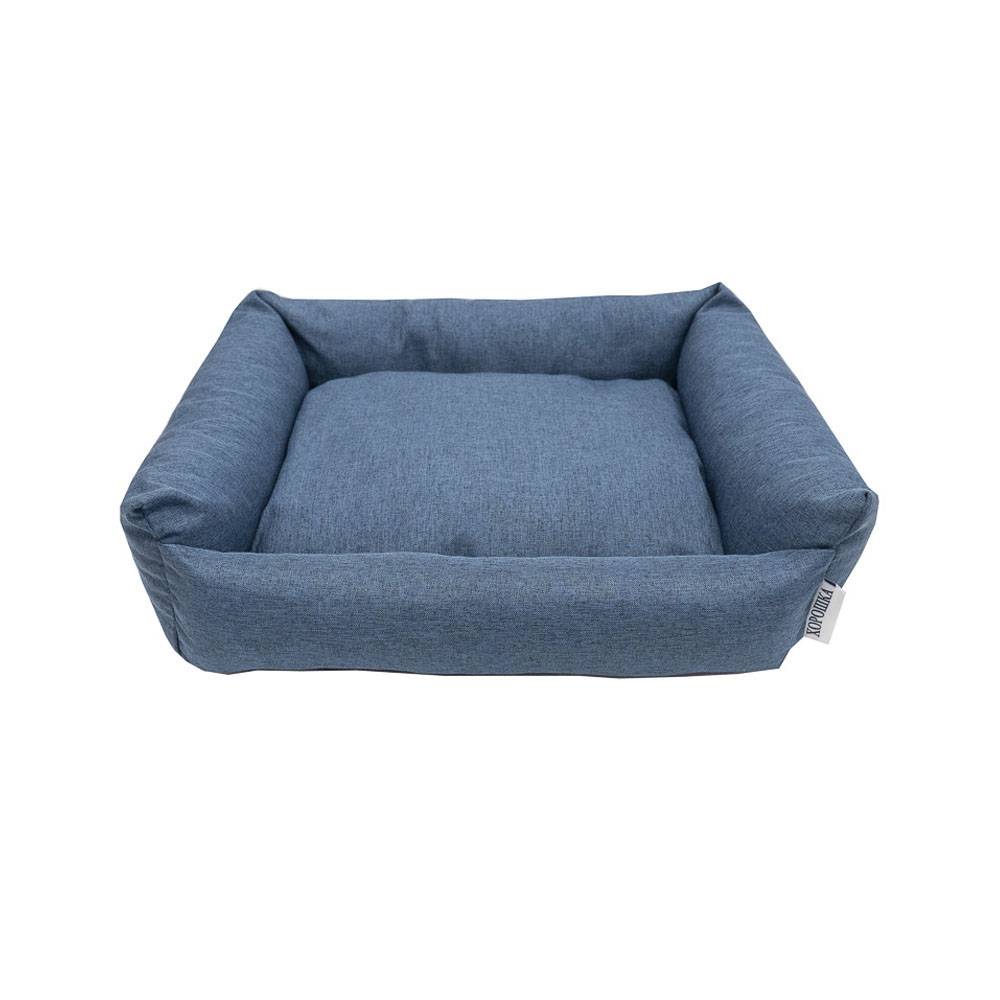 Лежак для животных ХОРОШКА 52x41х10см синий