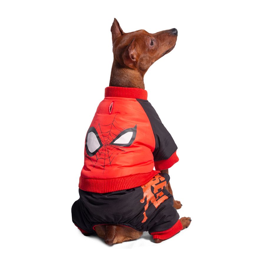 Комбинезон для собак TRIOL Marvel Человек-паук зимний XS, размер 20см triol футболка для собак marvel грут для собак xs 20 см
