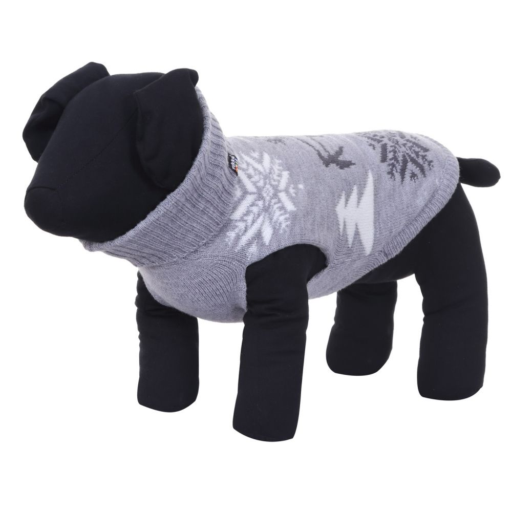 Свитер для собак RUKKA Pets Merry серый р-р XS свитер для собак rukka pets merry красный р р xxs