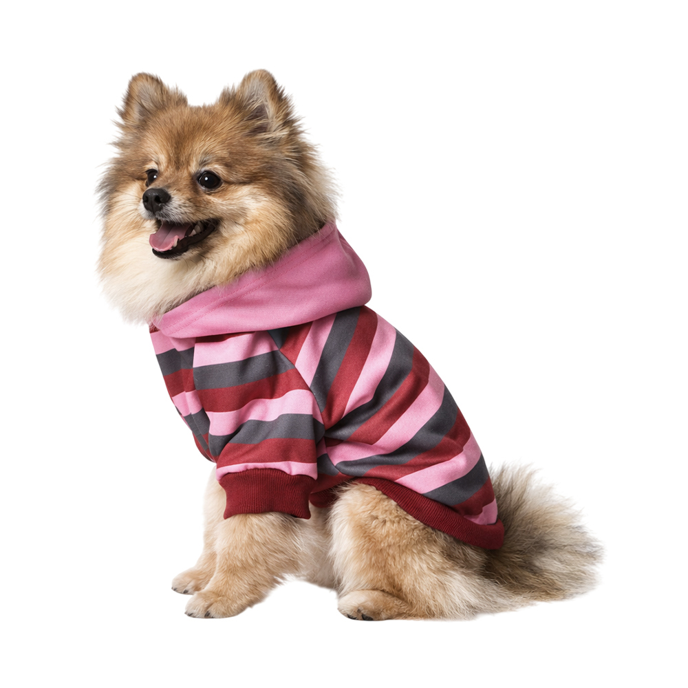 Толстовка для собак Foxie Summer evening розовая р. S (длина спины 30см, обхват груди 47-53см)