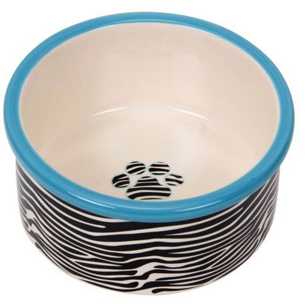 Миска для животных MAJOR Zebra керамика, 695мл