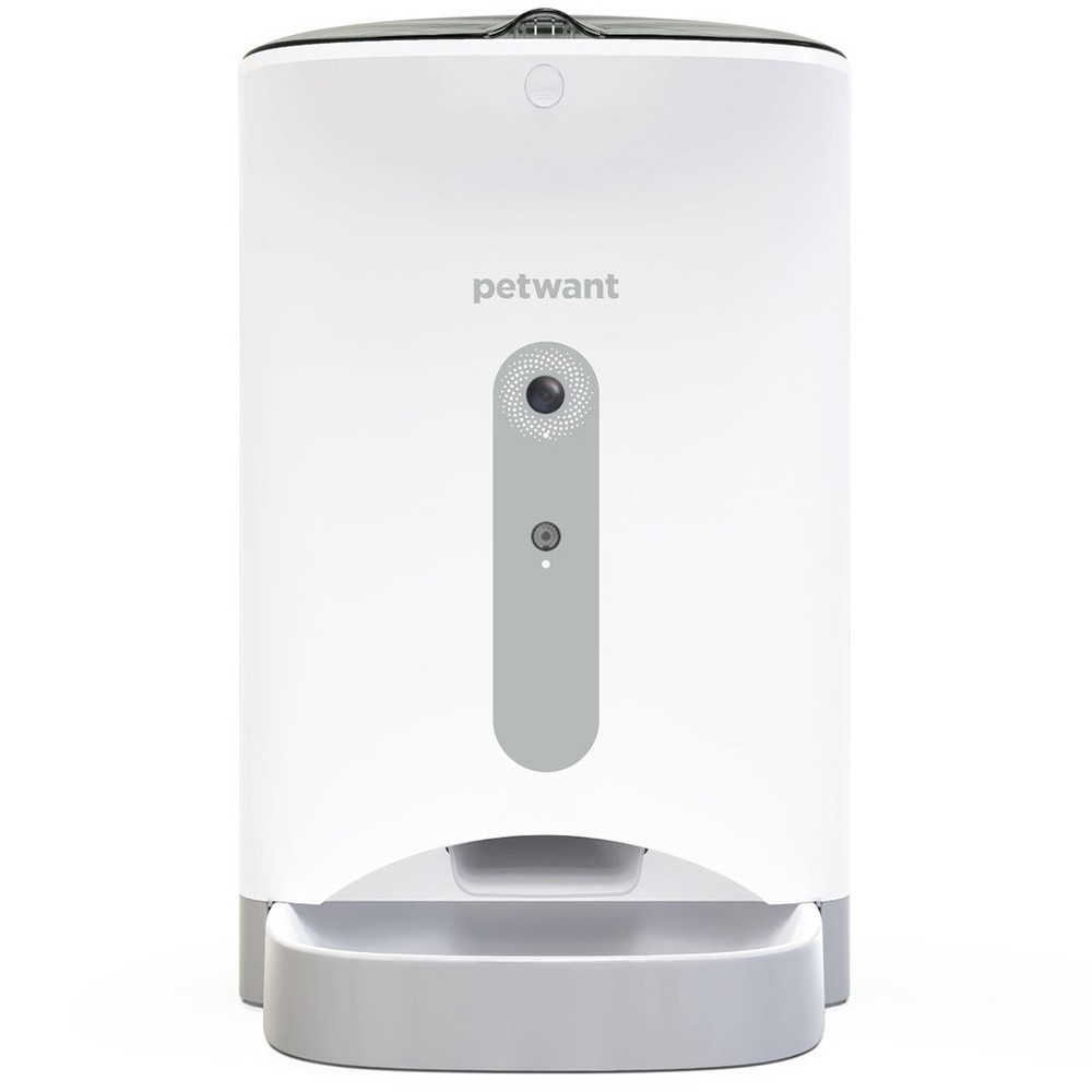 Автокормушка для животных PETWANT F1-Camera для сух.корма с видеокам.,Wi-Fi (IOS/Android),серая 4,3л
