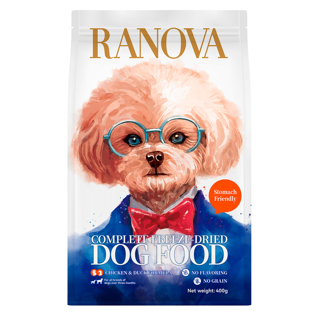 Корм для собак RANOVA сублимированный с курицей и уткой 400г 2510₽