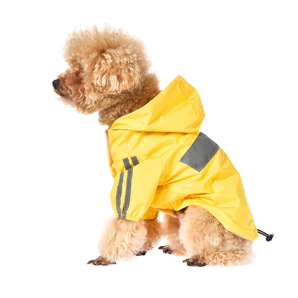 Дождевик для собак Foxie Rain S (длина спины 30см) желтый цена и фото