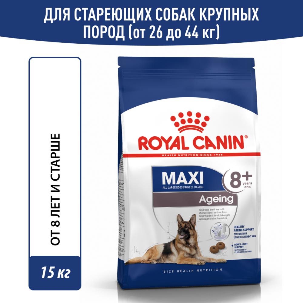 Корм для собак ROYAL CANIN Size Maxi Ageing для крупных пород старше 8 лет сух. 15кг