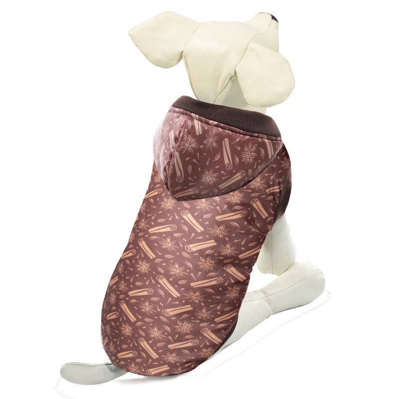 свитер для собак triol белый мишка xxl серо белый размер 45см Попона для собак TRIOL Корица утепленная XXL, размер 45см