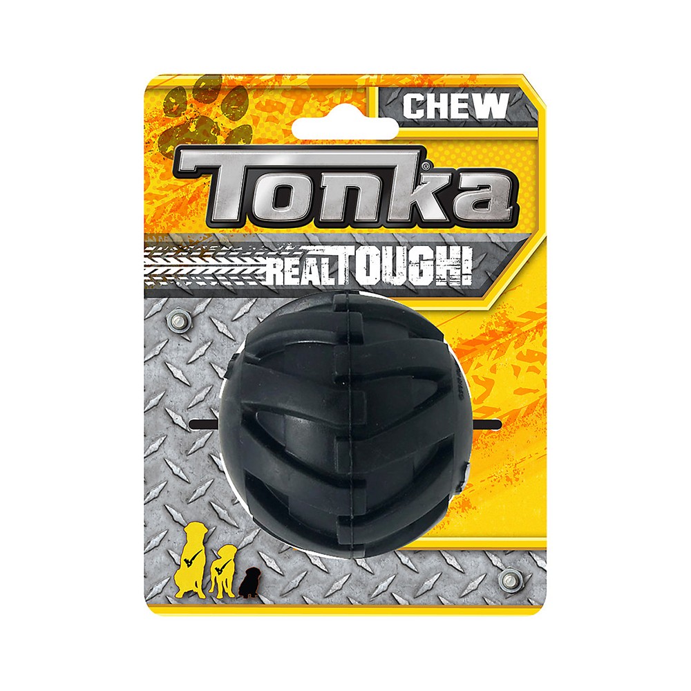Игрушка для собак TONKA Мяч Мега, цвет черный 7,6см