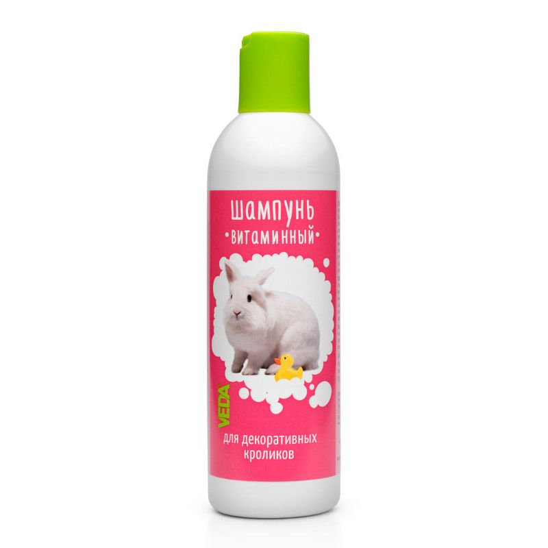 Витаминный шампунь для декоративных кроликов VEDA 220мл