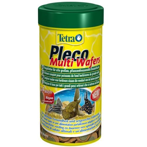 Корм для рыб TETRA Pleco Multi Wafers для сомов, крупные чипсы 250мл корм для рыб tetra pleco veggie wafers для сомиков присосок 250мл 110г