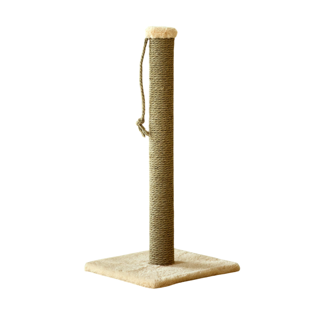 Когтеточка для кошек ПУШОК Столбик 65см бежевый 951₽