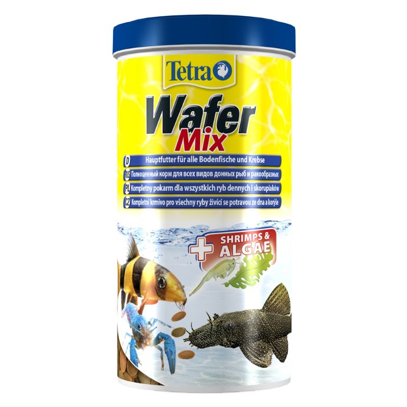 Корм для рыб TETRA Wafer Mix 1000мл tetra корма tetra корма корм для донных рыб и ракообразных пластинки wafer mix 15 г