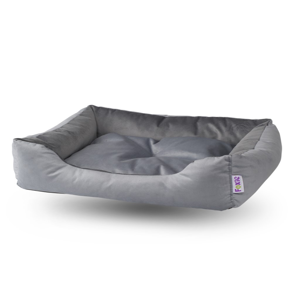 Лежак для животных Foxie Comfort Classic 70x60см серый